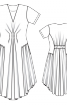 Сукня приталена з асиметричним низом - фото 3