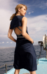 Сукня на бретелях в морському стилі - фото 4