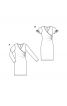 Сукня з рукавами-ліхтариками і драпіровками у боковому шві - фото 6