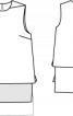 Туніка двошарова із видовженою спинкою - фото 3