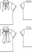 Блузка прямого крою із шерстяного крепу - фото 3