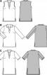 Блуза прямого крою з відкладним коміром - фото 3