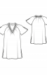 Блуза шовкова з рукавами-крильцями - фото 3