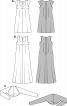 Сукня максі приталеного силуету без рукавів - фото 3