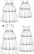 Сукня весільна з ліфом-корсажем і двоярусною спідницею - фото 3