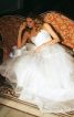 Сукня весільна довга із багатоярусною спідницею - фото 1