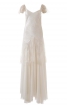 Романтична довга сукня з рукавами-крильцями - фото 2