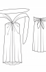 Сукня-бандо з вирізом краплинкою - фото 3