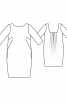 Сукня із глибокими декольте та складками на спині - фото 3