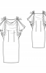 Платье с цельнокроенными рукавами - фото 3