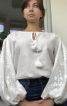 Блуза стилізована під вишиванку - фото 2