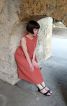 Теракотова сукня з мусліну - фото 5
