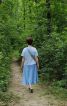 Спідниця з широкою кокеткою. Total blue look. - фото 5