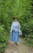 Спідниця з широкою кокеткою. Total blue look. - фото 8