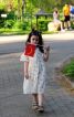 Сукня з мусліну для онуки. - фото 2