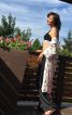 Шовкова піжама або домашній халат із брюками - фото 3