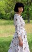 Сукня-сорочка з міні-шлейфом - фото 10