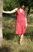 Сукня червона - вінтаж 1965 - фото 2