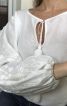 Блуза стилізована під вишиванку - фото 1