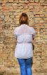 Блузка у вікторіанскому стилі з білого шифону - фото 3