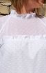 Блузка у вікторіанскому стилі з білого шифону - фото 5