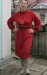 Трикотажна сукня з паском - фото 1