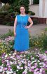 Довга блакитна сукня - фото 1