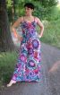 Літня сукня у фіолетових барвах - фото 1