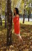 Помаранчева сукня - фото 2