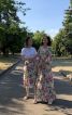 Квітковий familylook (сукня та спідниця) "Стань моделлю для новорічної обкладинки Burda Style!" - фото 1