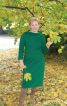 Зелена осіння сукня - фото 2