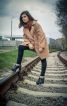 Пальто коротке в стилі OVERSIZE - фото 8