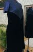 Сукня з оксамиту та трикотажу з люрексом - фото 1